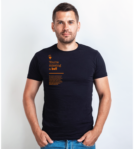 Samarreta unisex "Et falta un bull"
