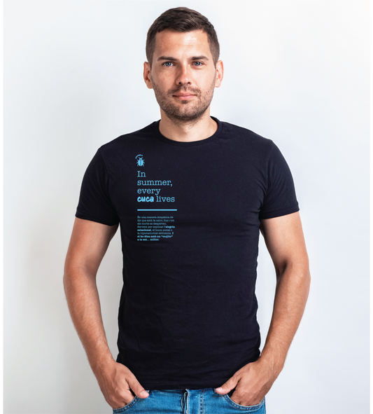 Samarreta unisex "A l’estiu tota cuca viu"