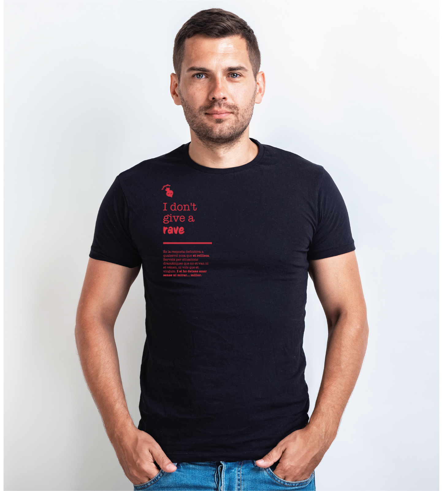 Samarreta unisex "M’importa un rave"