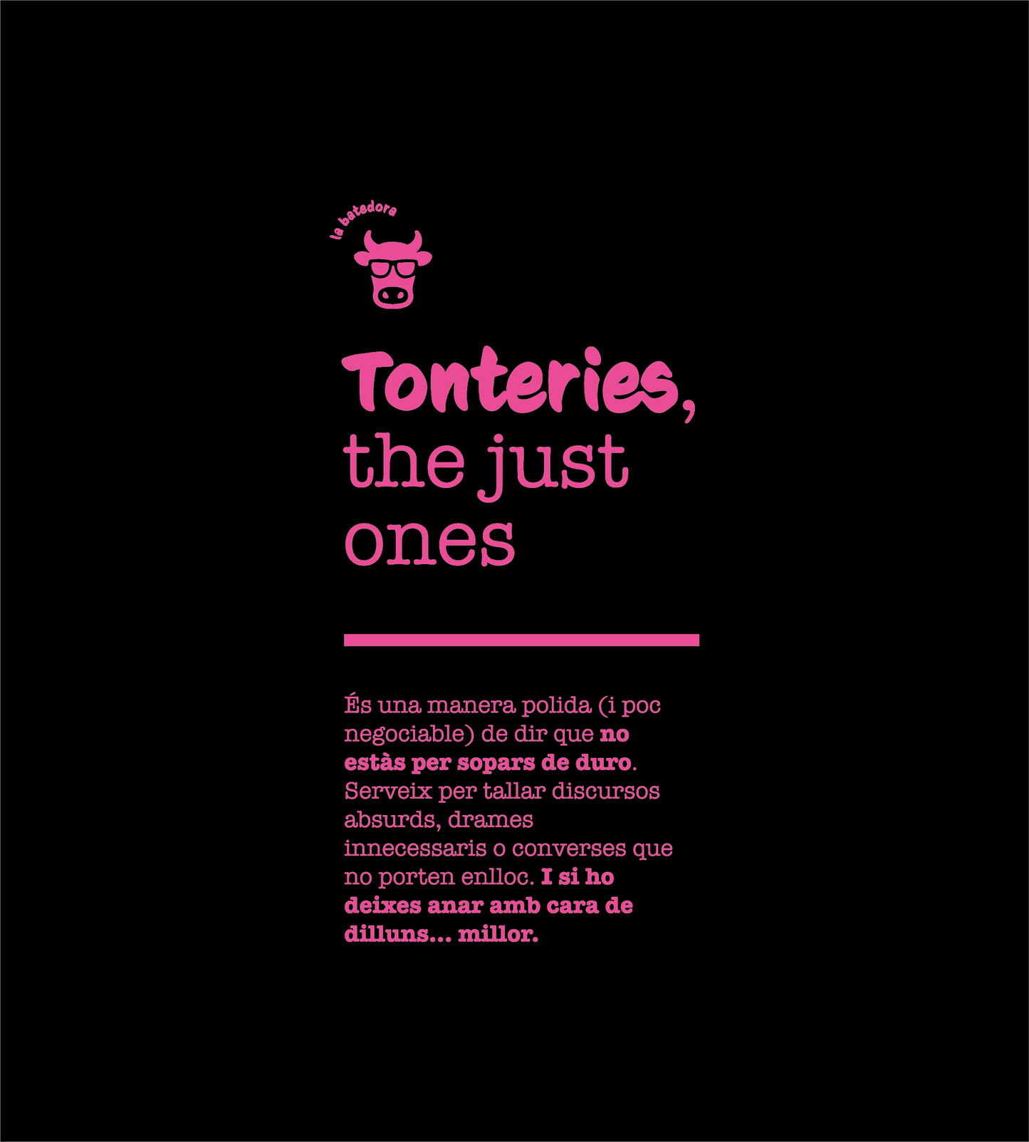Tote bag "Tonteries, les justes"
