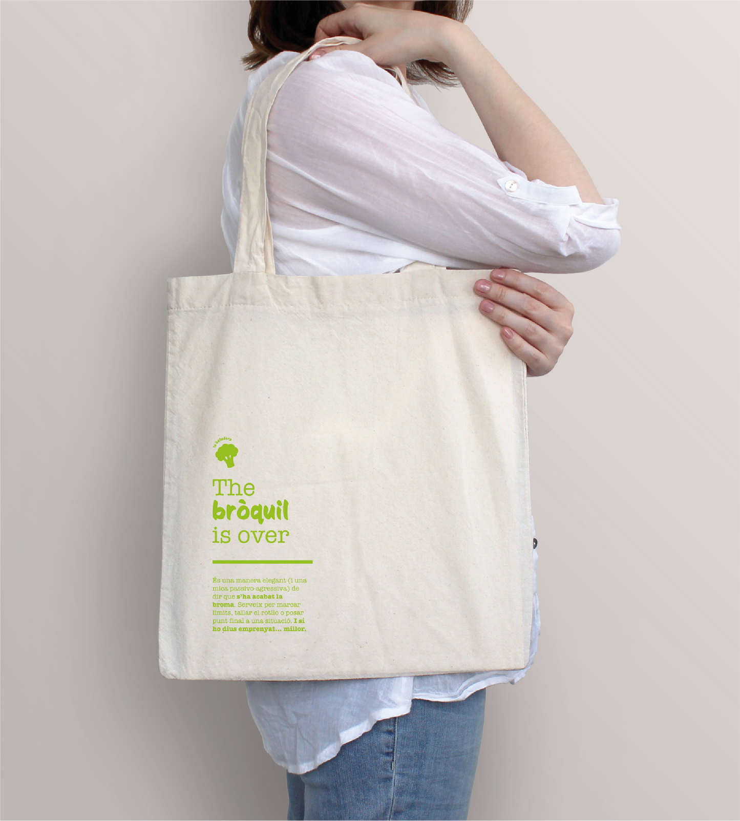 Tote bag "S’ha acabat el bròquil"