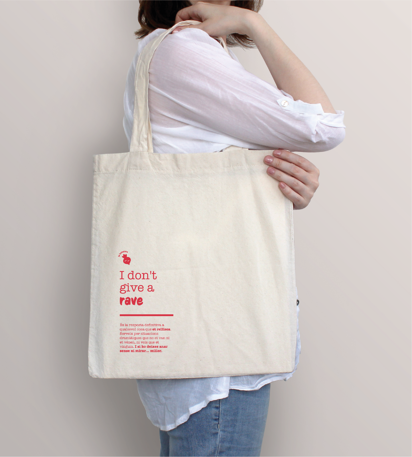 Tote bag "M’importa un rave"