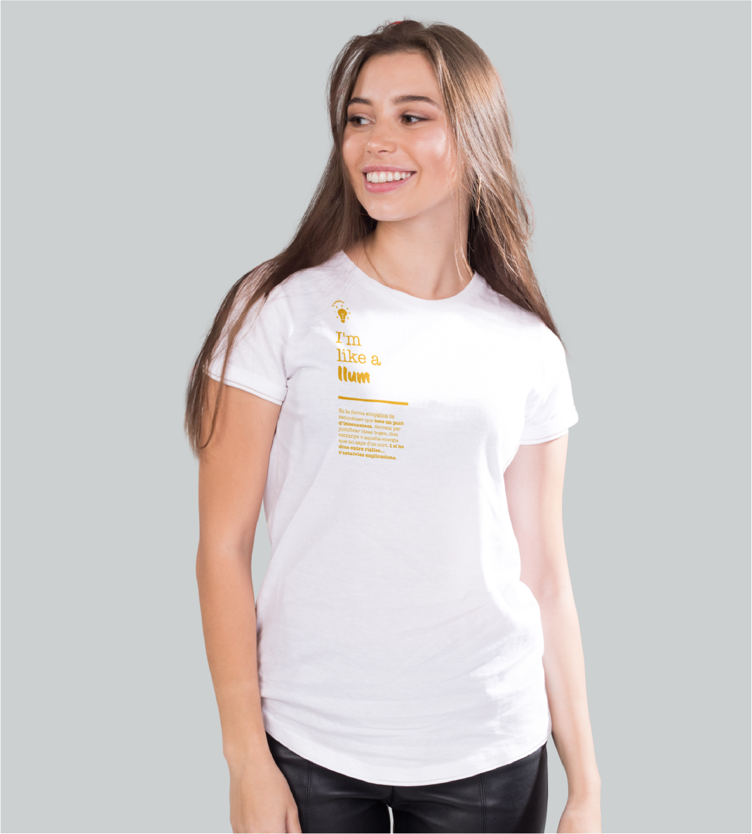 Samarreta unisex "Estic com un llum"