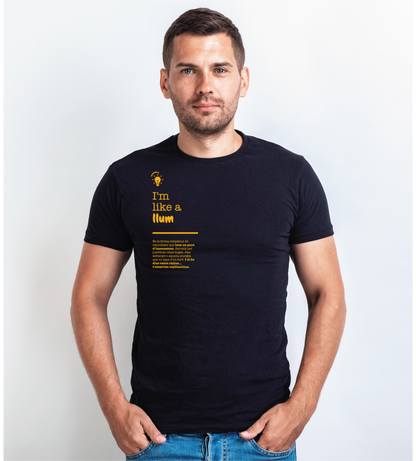 Samarreta unisex "Estic com un llum"