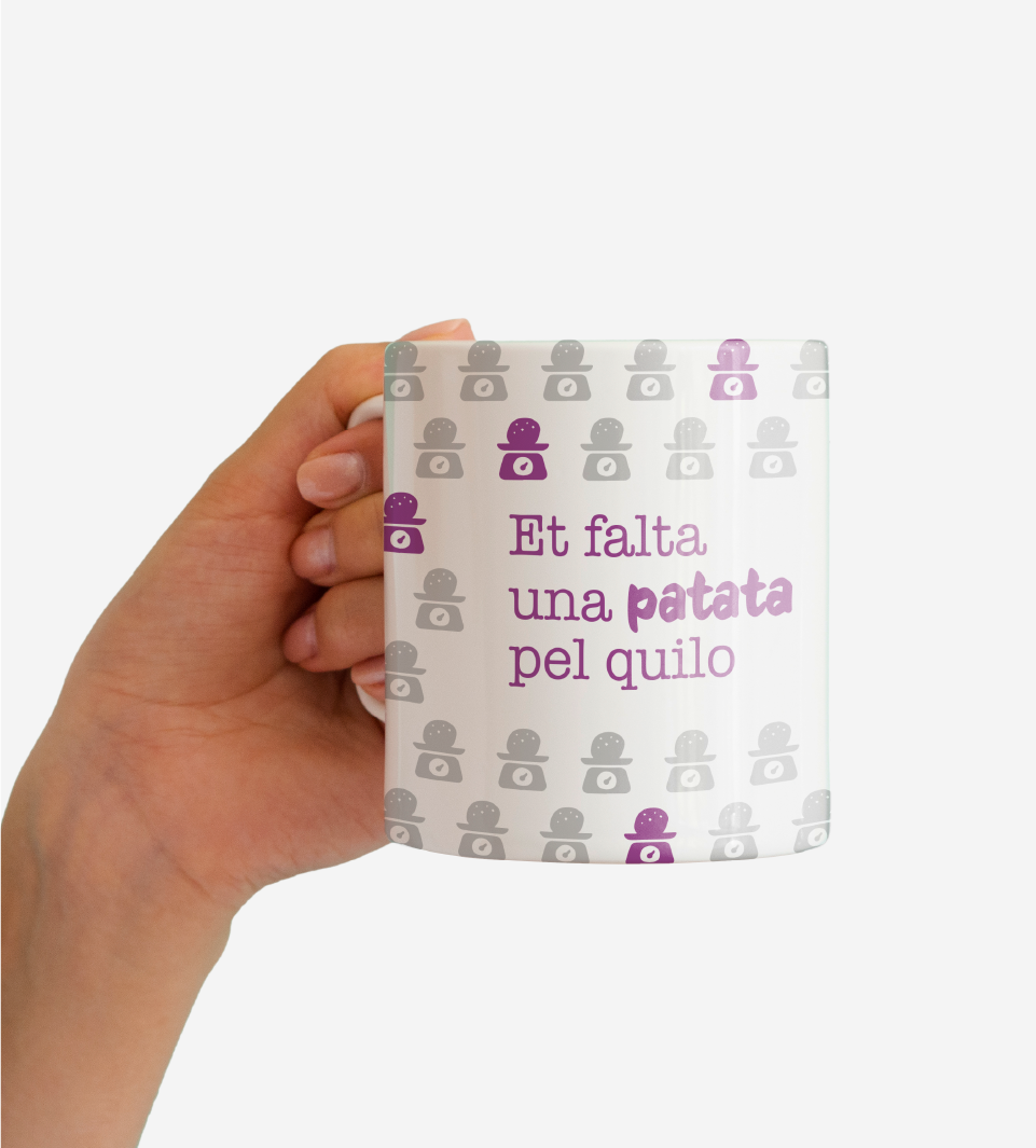 Tassa "Et falta una patata pel quilo"