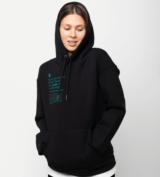 Dessuadora unisex "Vas més perdut que un pop en un garatge"
