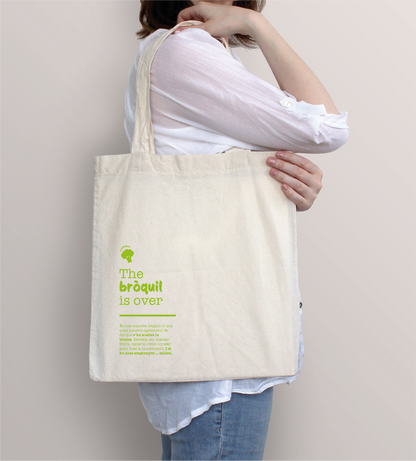 Tote bag "S’ha acabat el bròquil"