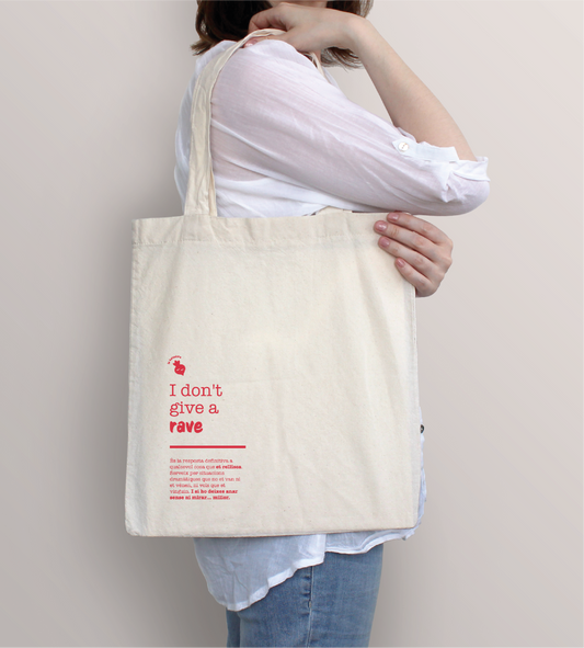 Tote bag "M’importa un rave"
