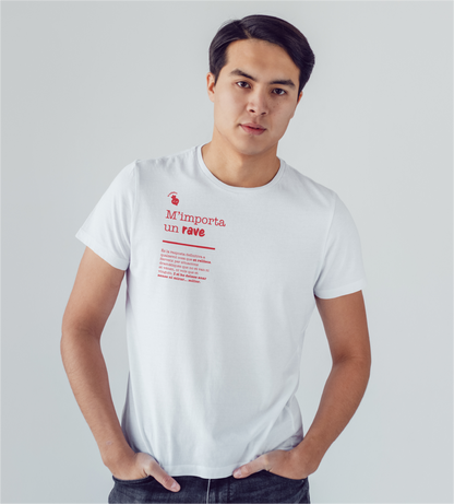 Samarreta unisex "M’importa un rave"