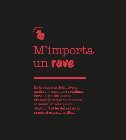 Tote bag "M’importa un rave"