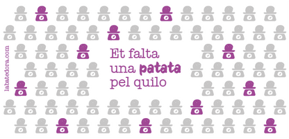 Tassa "Et falta una patata pel quilo"